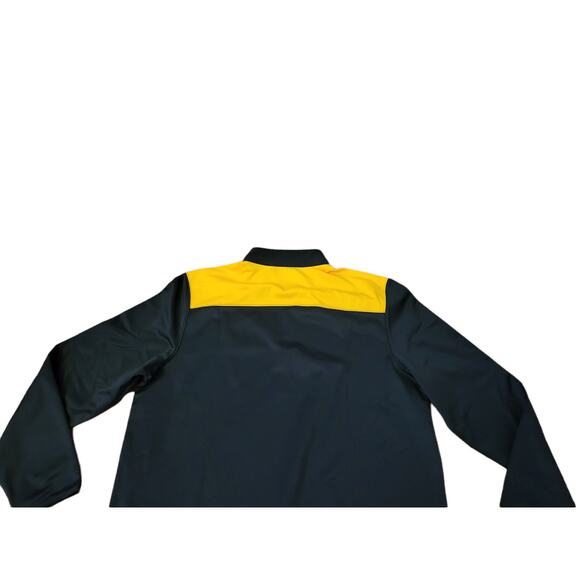 NFL Apparel Pittsburgh Steelers 1/4 Zip Black Mens Fleece in good condition. - Picture 3 of 6